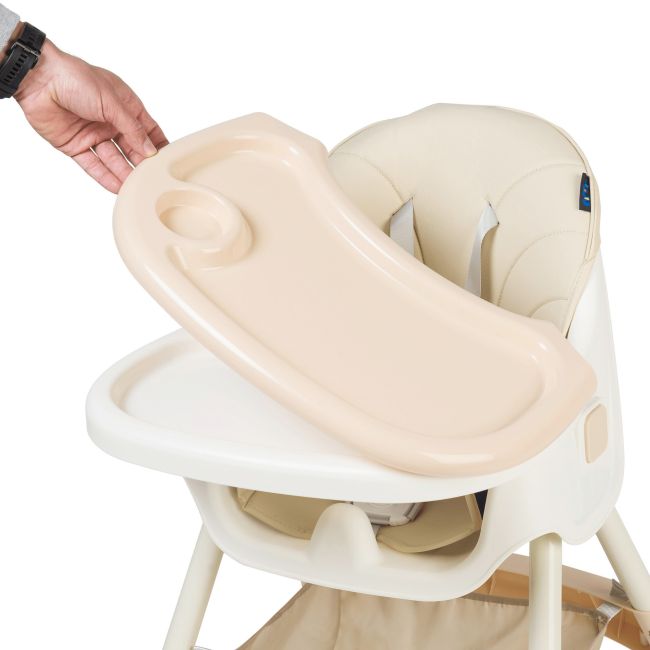 Scaun de masa 2 in 1 Juju Eat&Smile, Beige JUJJU1027-Beige