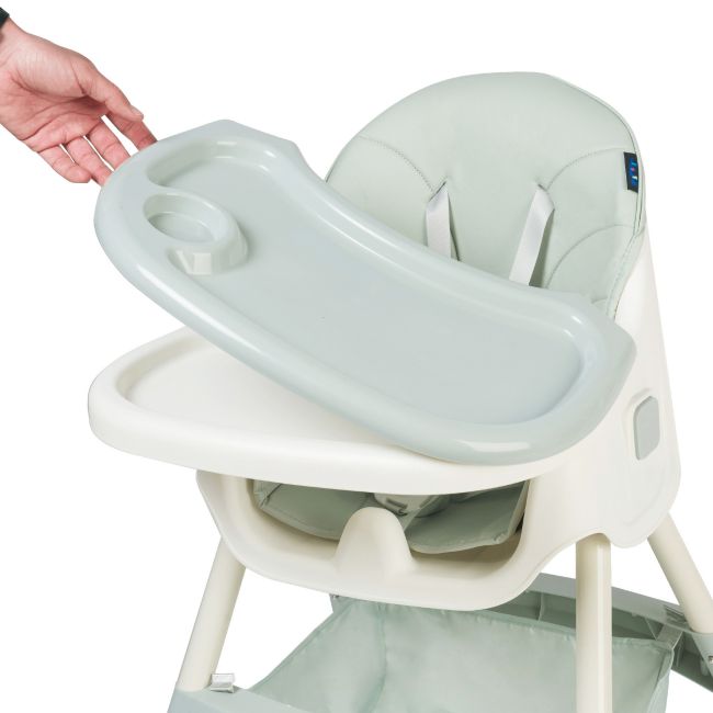 Scaun de masa 2 in 1 Juju Eat&Smile, Mint JUJJU1027-Mint
