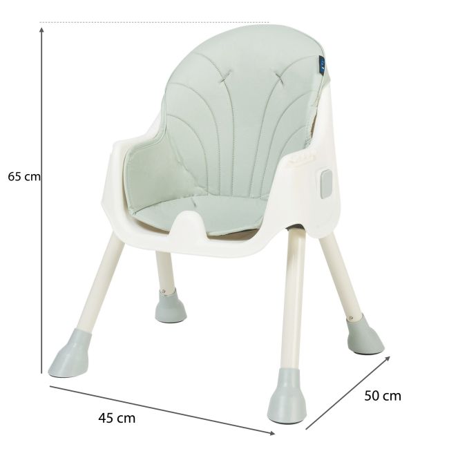 Scaun de masa 2 in 1 Juju Eat&Smile, Mint JUJJU1027-Mint