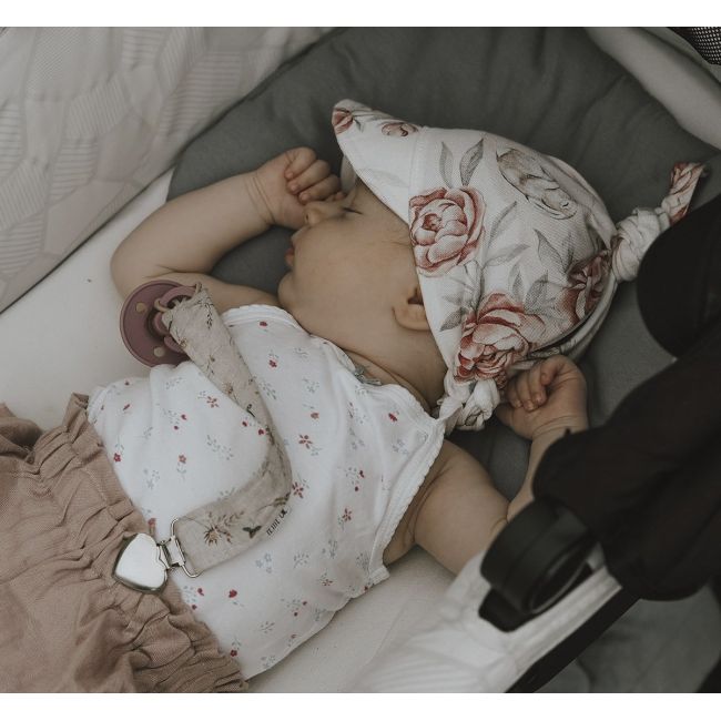 Sepcuta De Soare 6 Luni - 6 Ani Reglabila Din In Si Vascoza Cu Cozoroc Pentru Protectie, Sepia Rose Pjb489894