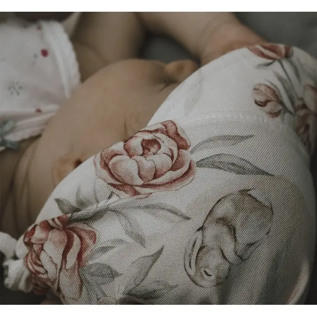 Sepcuta De Soare 6 Luni - 6 Ani Reglabila Din In Si Vascoza Cu Cozoroc Pentru Protectie, Sepia Rose Pjb489894