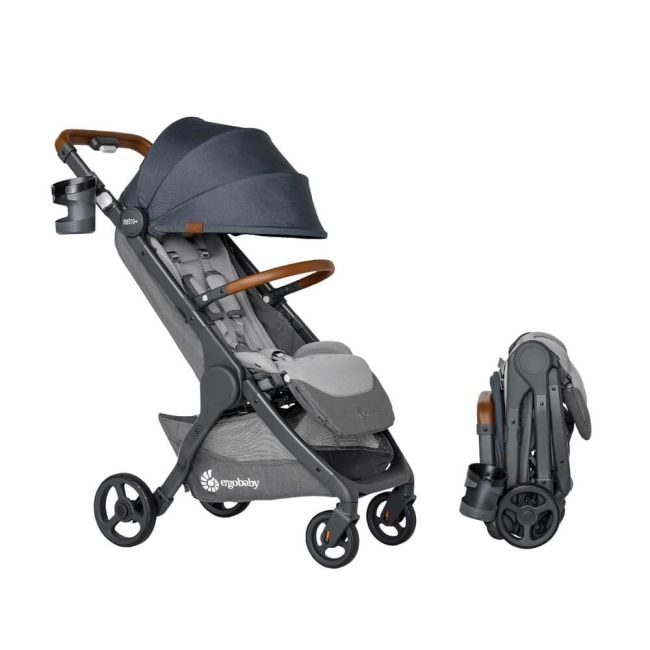 Carucior compact metro+ deluxe ergobaby london grey tnametropdxlngry