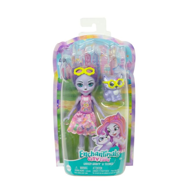 ENCHANTIMALS PAPUSI SI ANIMALUTE HADLEY HUSKY SI SLEDDER VIVMTFNH22_HHB90