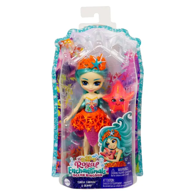 ENCHANTIMALS PAPUSI SI ANIMALUTE STARIA STARFISH SI BEAMY VIVMTFNH22_HCF69