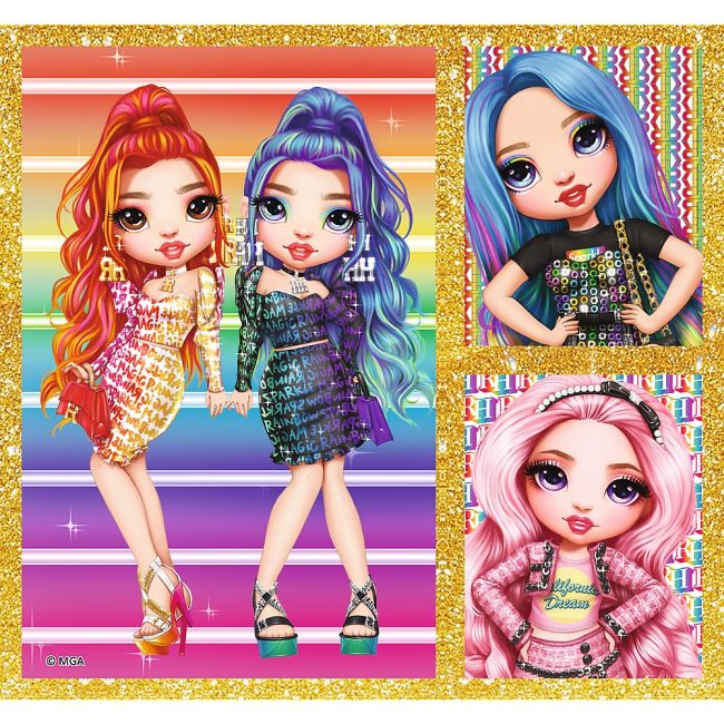 PUZZLE TREFL 10IN1 RAINBOW HIGH PAPUSILE FASHION VIV96000
