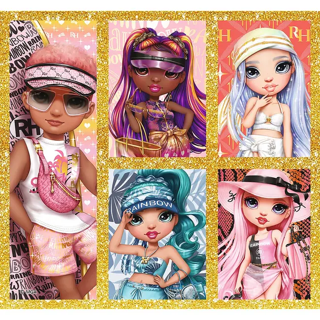 PUZZLE TREFL 10IN1 RAINBOW HIGH PAPUSILE FASHION VIV96000