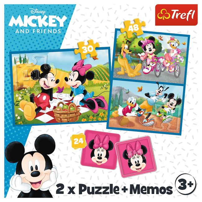 PUZZLE TREFL 2IN1 MEMO DISNEY EROII DISNEY VIV93344