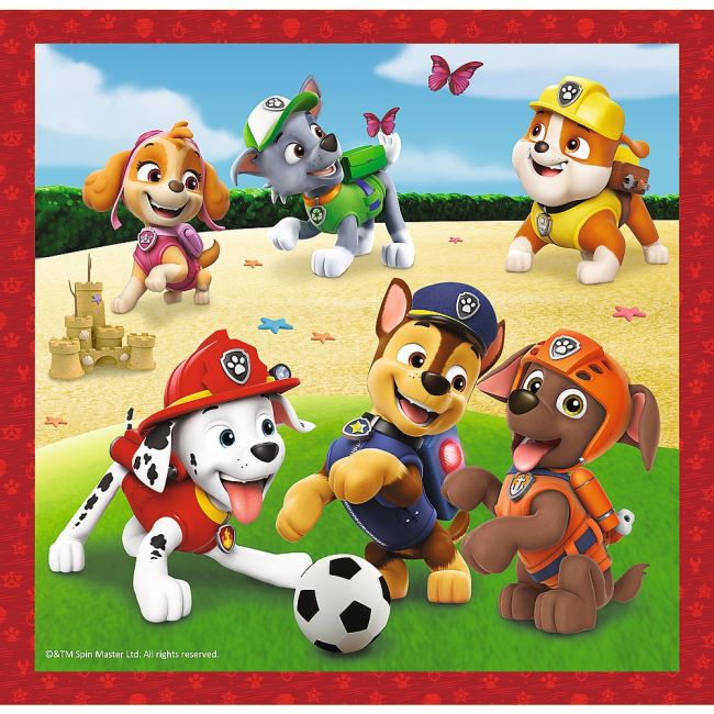 PUZZLE TREFL 3IN1 PATRULA CATELUSILOR CATELUSII FERICITI VIV34867