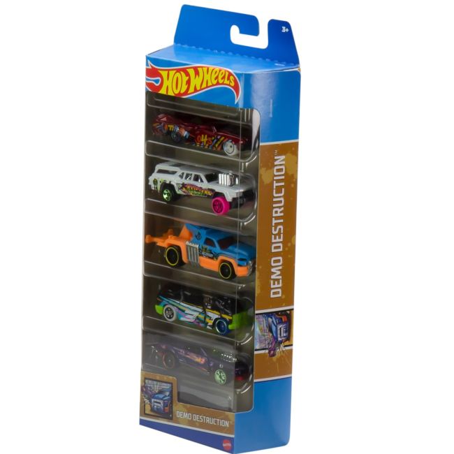 SET 5 MASINI HOT WHEELS DEMO DESTRUCTION VIVMT1806_HLY71
