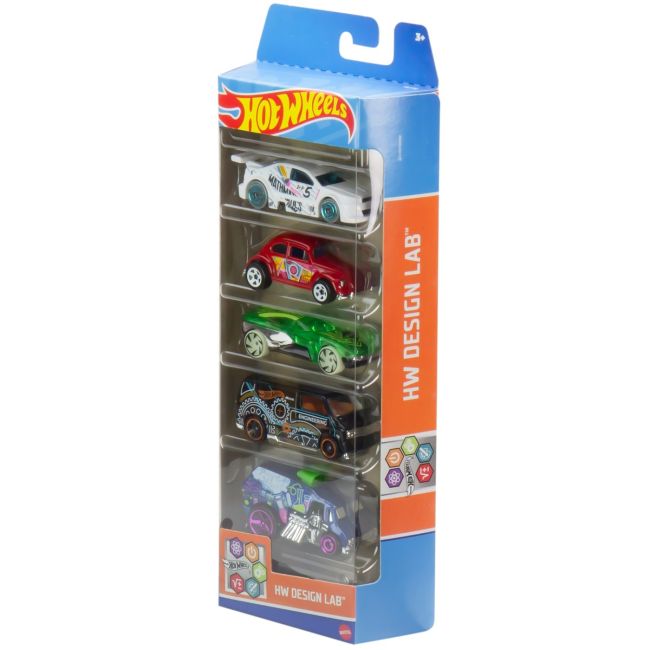 SET 5 MASINI HOT WHEELS DESIGN LAB VIVMT1806_HLY72