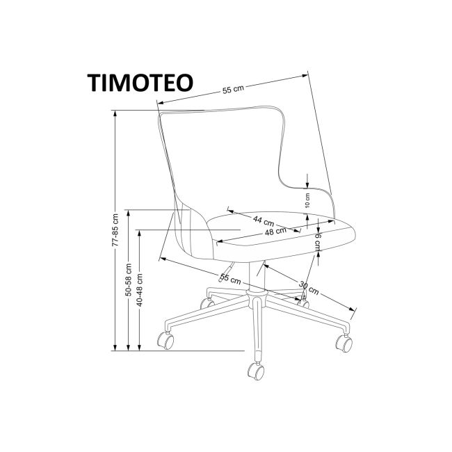 Scaun birou din catifea hm timoteo, baza cromata aurie, rotire 360 ˚, 100 kg, verde drm10135