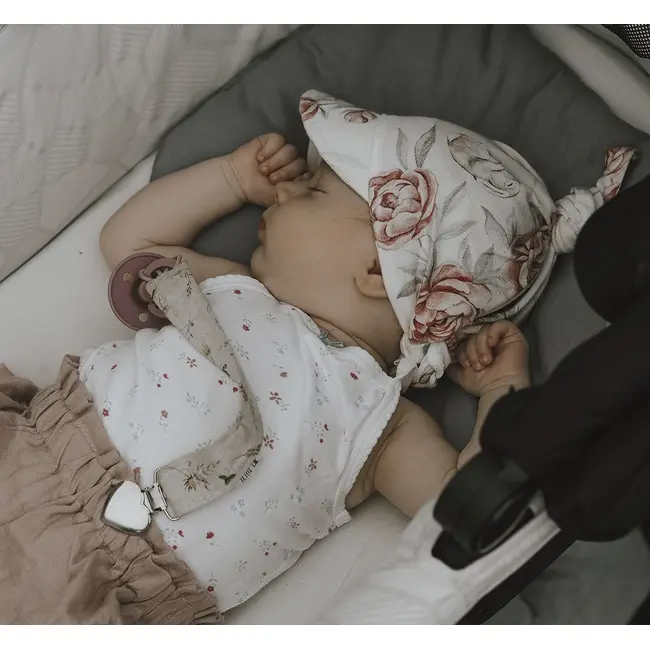 Sepcuta De Soare 6 Luni - 6 Ani Reglabila Din Bambus Cu Cozoroc Pentru Protectie, Boho Pjb601350