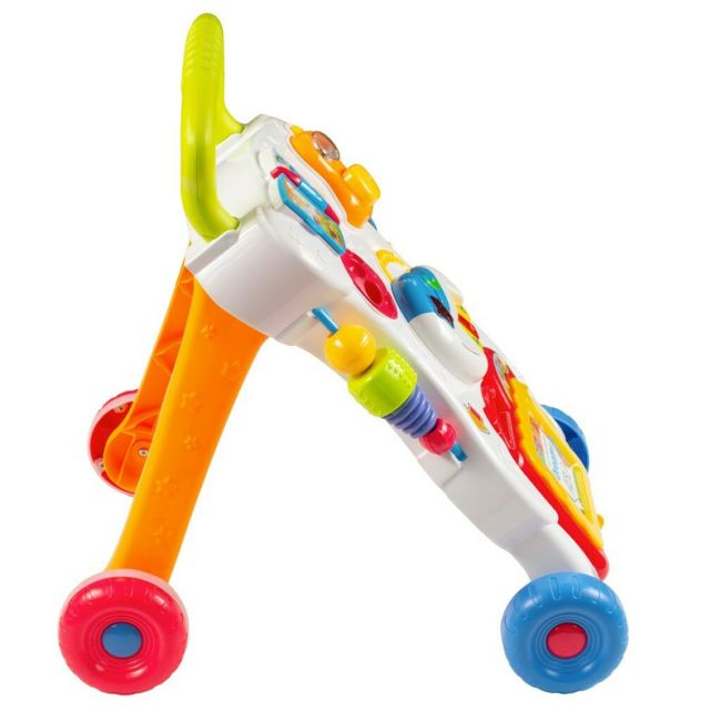 Antepremergator educational cu sunete si lumini, Cu panou detasabil, Cu mini pian, Baby Mix BYN38645