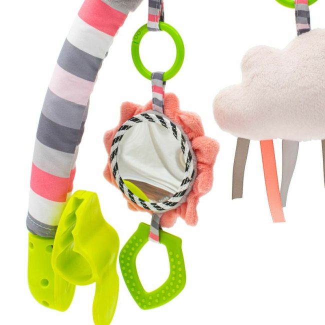 Arcada universala cu jucarii din plus, Pentru landou, Carucior, Scaun de masa, Patut, Baby Mix, Cloud BYN45090