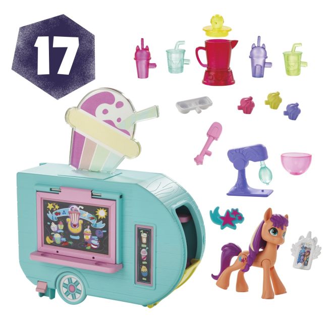 MY LITTLE PONY RULOTA DE SMOOTHIE A LUI SUNNY STARSCOUT VIVF6339