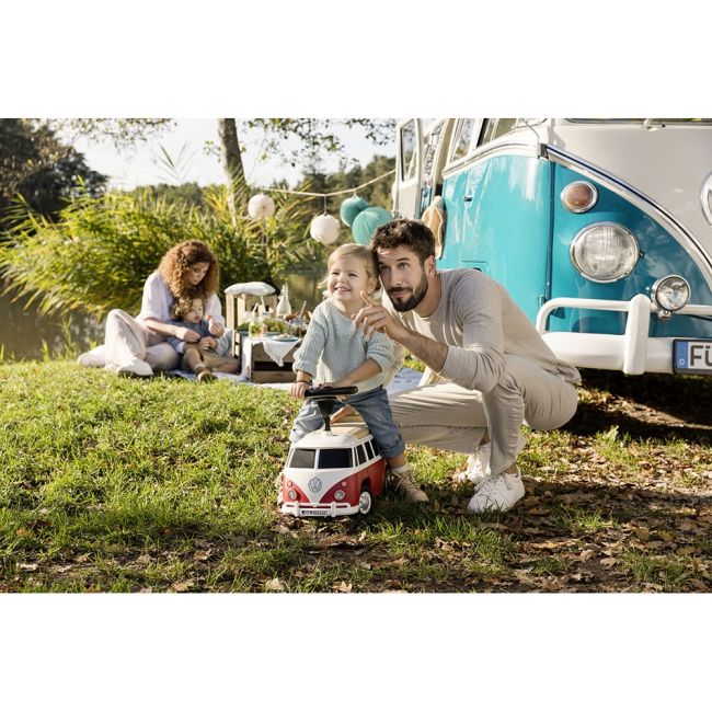 Masinuta de impins big baby vw t1 red hubs800055320
