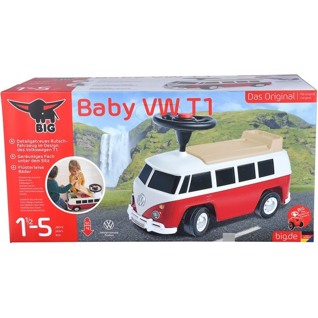 Masinuta de impins big baby vw t1 red hubs800055320