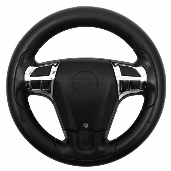 Masinuta de impins Police, Cu maner de impins detasabil, Cu protectii laterale, Cu melodii si claxon, Cu suport jucarii sub sezut, Baby Mix BYN45827