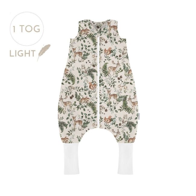 Sac De Dormit Cu Picioare, Bumbac 1 Tog, Animals Garden, S, 1-3 Ani Pjb602456