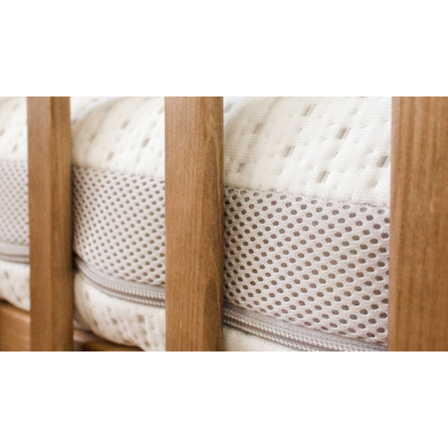 Saltea Pentru Copii, Fata Dubla, Fermitate Diferita, Spuma Pur Profilata Si Strat Extra De Spuma Confortabila, Husa 360, Tencel Cu Fibre De Viscoza Si Ioni De Argint Antibacteriana, 90x40x5.5 Cm, High Pjbhighpremium90