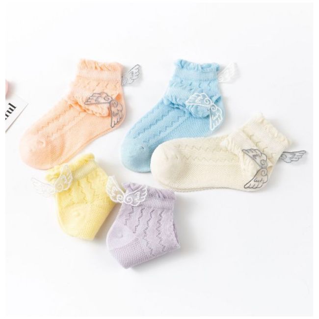 Set 5 perechi de sosetele pentru fetite - Aripioare AMSKK2022-184-C24