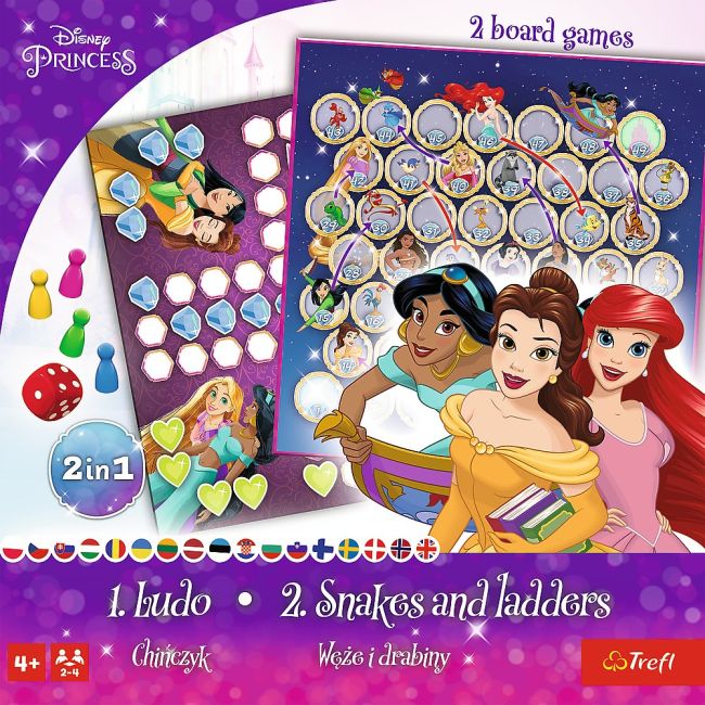 JOC DISNEY PRINCESS 2IN1 LUDO SI SERPISORI SCARI VIV02418