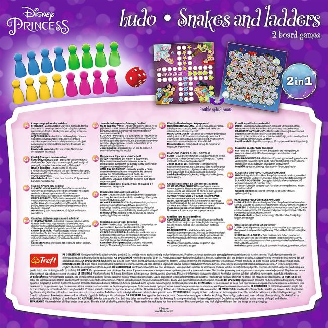 JOC DISNEY PRINCESS 2IN1 LUDO SI SERPISORI SCARI VIV02418