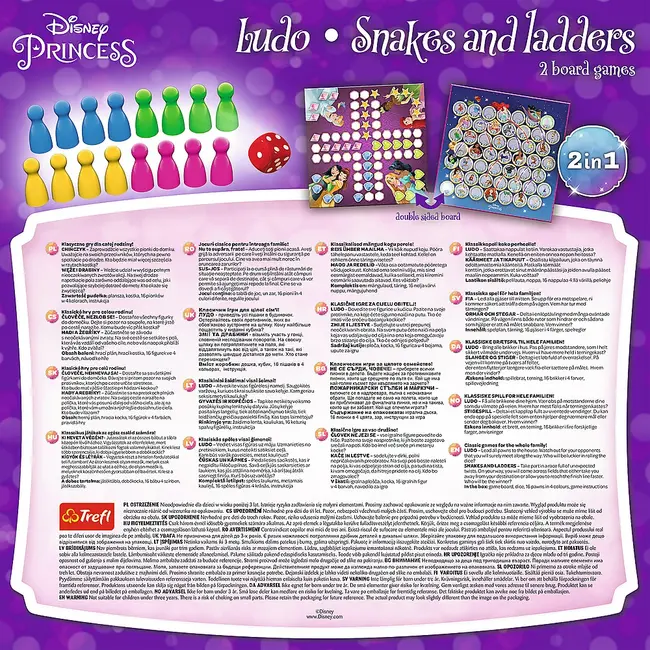 JOC DISNEY PRINCESS 2IN1 LUDO SI SERPISORI SCARI VIV02418