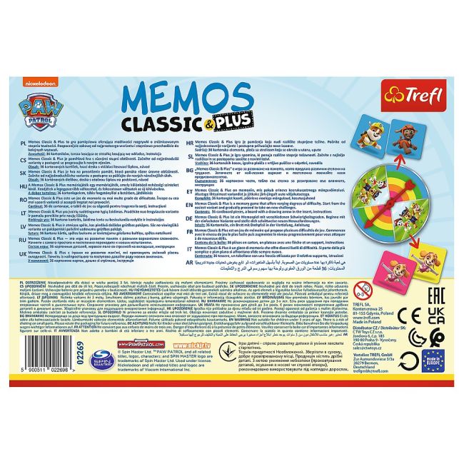 JOC MEMOS CLASSIC PLUS PATRULA CATELUSILOR VIV02269