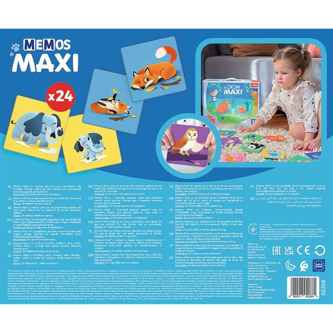 JOC MEMOS MAXI ANIMALE PARINTI SI COPII VIV02268