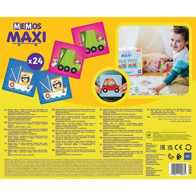 JOC MEMOS MAXI VEHICULE VIV02267