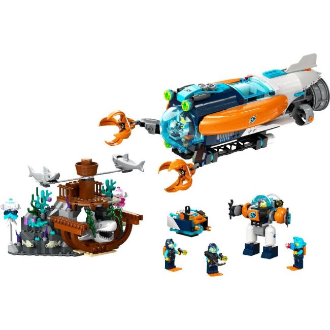 LEGO CITY SUBMARIN DE EXPLORARE LA MARE ADANCIME 60379 VIVLEGO60379