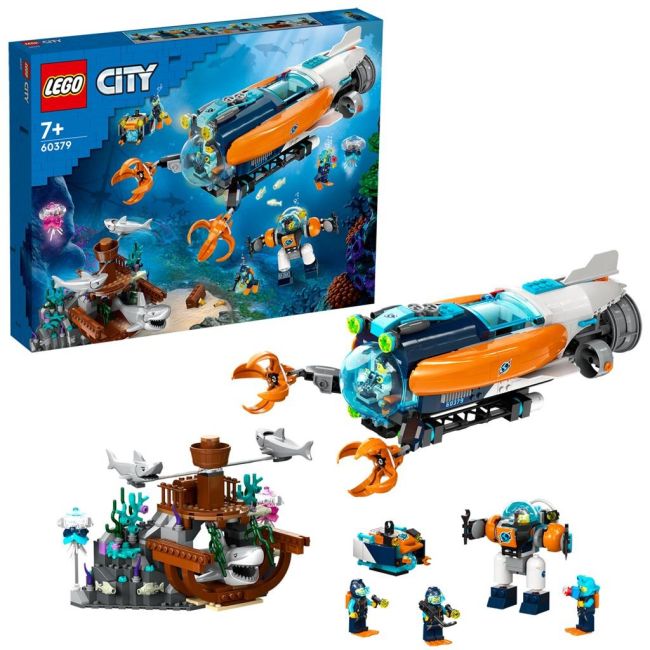 LEGO CITY SUBMARIN DE EXPLORARE LA MARE ADANCIME 60379 VIVLEGO60379
