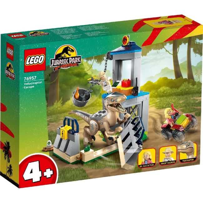 LEGO JURASSIC WORLD EVADAREA UNUI VELOCIRAPTOR 76957 VIVLEGO76957