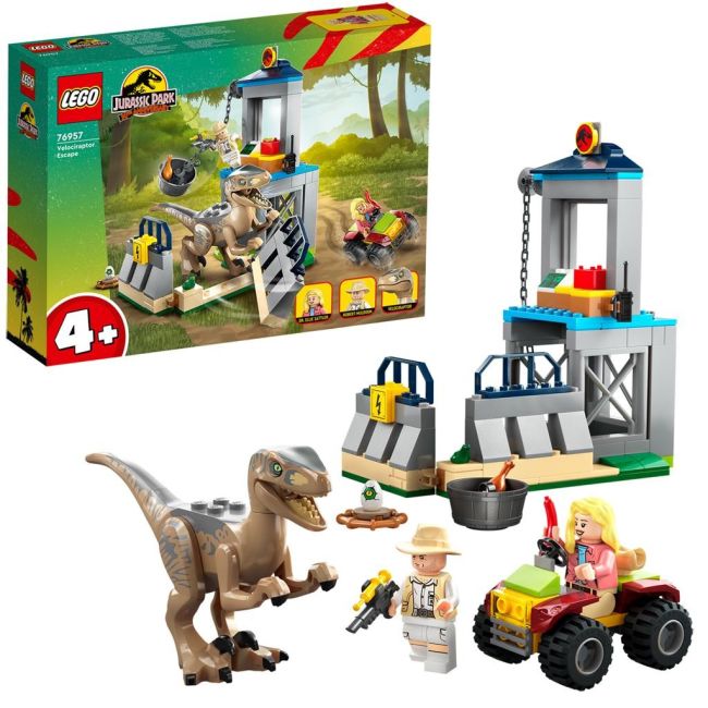 LEGO JURASSIC WORLD EVADAREA UNUI VELOCIRAPTOR 76957 VIVLEGO76957