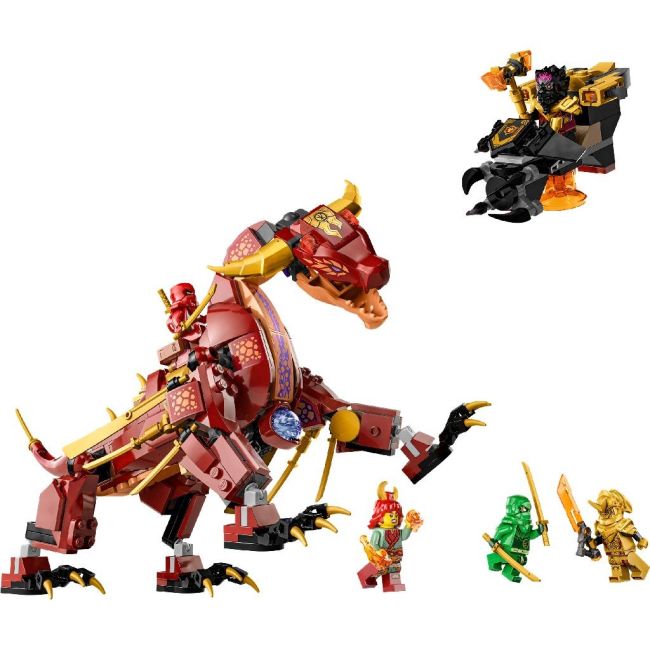 LEGO NINJAGO DRAGONUL DE LAVA TRANSFORMATOR CU VAL DE CALDURA 71793 VIVLEGO71793