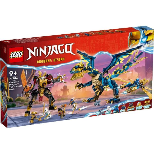 LEGO NINJAGO DRAGONUL STIHIE VS ROBOTUL IMPARATESEI 71796 VIVLEGO71796