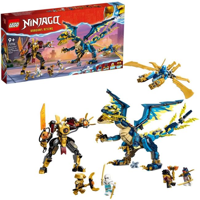 LEGO NINJAGO DRAGONUL STIHIE VS ROBOTUL IMPARATESEI 71796 VIVLEGO71796