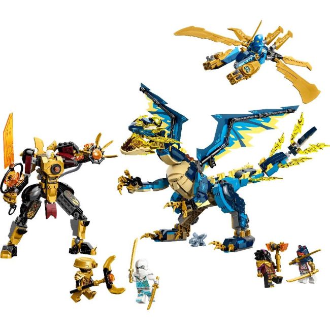 LEGO NINJAGO DRAGONUL STIHIE VS ROBOTUL IMPARATESEI 71796 VIVLEGO71796