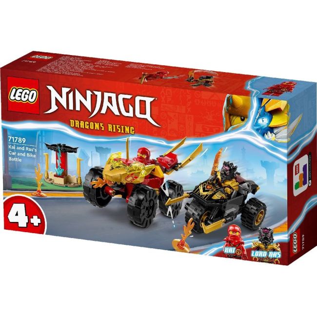 LEGO NINJAGO INFRUNTAREA DINTRE KAI A N MASINA SI RAS PE MOTOCICLETA 71789 VIVLEGO71789