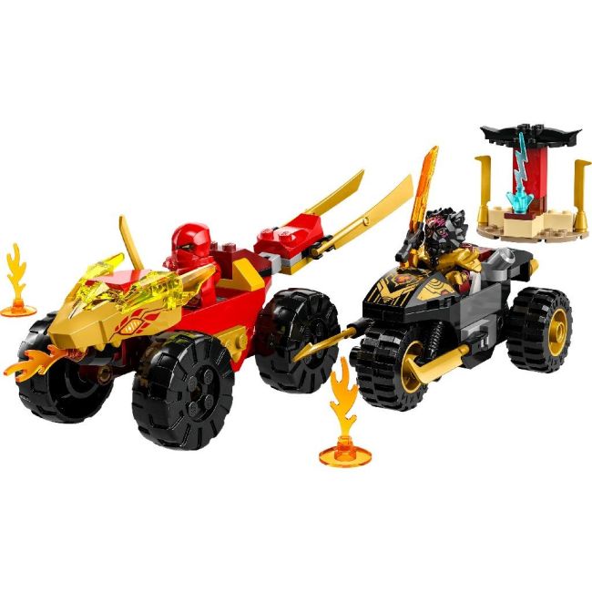 LEGO NINJAGO INFRUNTAREA DINTRE KAI A N MASINA SI RAS PE MOTOCICLETA 71789 VIVLEGO71789