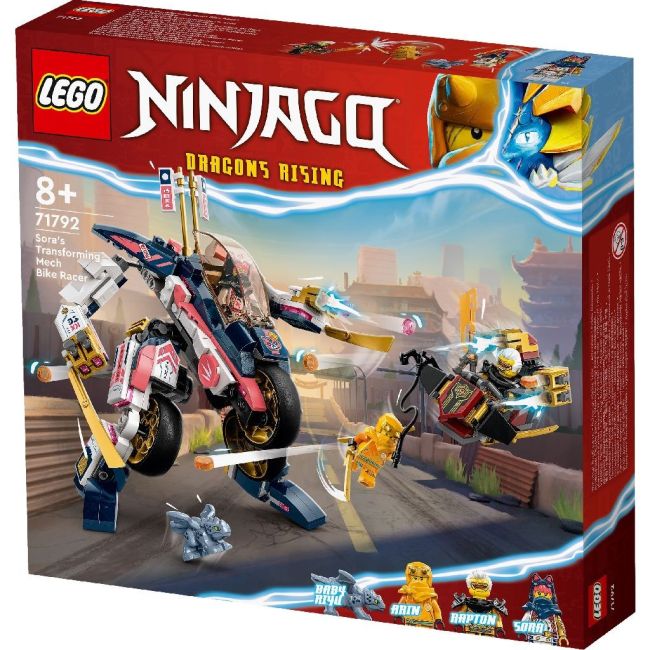 LEGO NINJAGO MOTOCICLETA DE VITEZA ROBOT TRANSFORMATOR AL SOREI 71792 VIVLEGO71792
