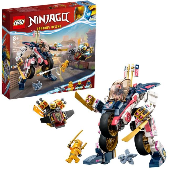 LEGO NINJAGO MOTOCICLETA DE VITEZA ROBOT TRANSFORMATOR AL SOREI 71792 VIVLEGO71792