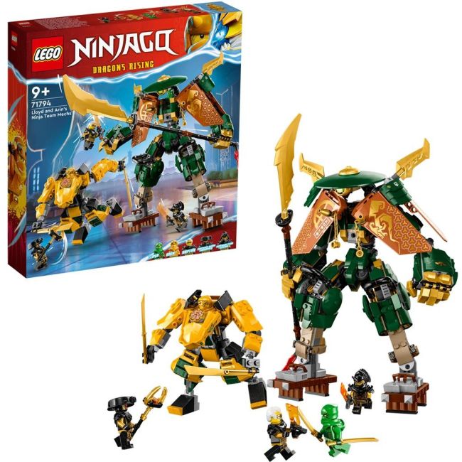 LEGO NINJAGO ROBOTII DIN ECHIPA NINJA A LUI LLOYD SI ARIN 71794 VIVLEGO71794