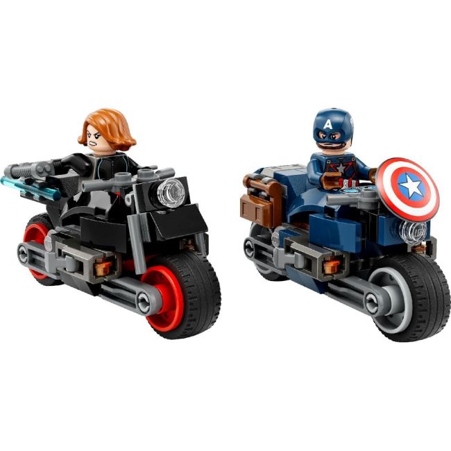 LEGO SUPER HEROES MOTOCICLETELE LUI BLACK WIDOW SI CAPTAIN AMERICA 76260 VIVLEGO76260