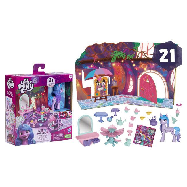 MY LITTLE PONY IZZY MOONBOW PETRECEREA CU CEAI A UNICORNILOR VIVF6112