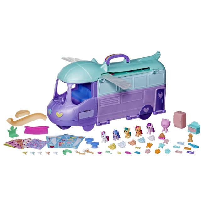 MY LITTLE PONY MINI WORLD MAGIC MARE STREAM CAMIONETA MAGICA VIVF7650