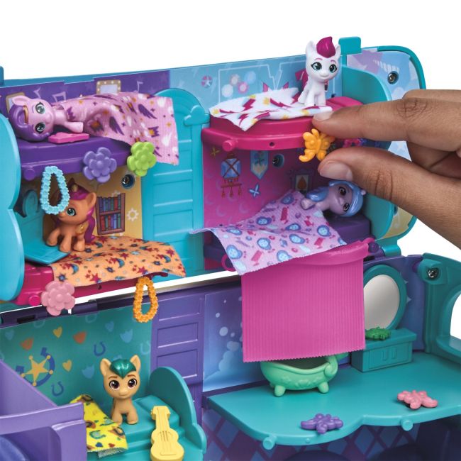 MY LITTLE PONY MINI WORLD MAGIC MARE STREAM CAMIONETA MAGICA VIVF7650