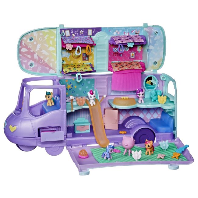 MY LITTLE PONY MINI WORLD MAGIC MARE STREAM CAMIONETA MAGICA VIVF7650