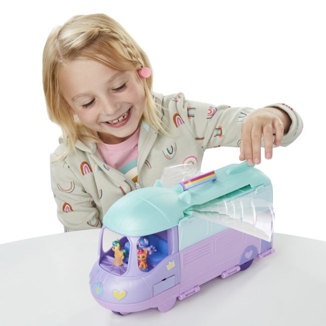 MY LITTLE PONY MINI WORLD MAGIC MARE STREAM CAMIONETA MAGICA VIVF7650
